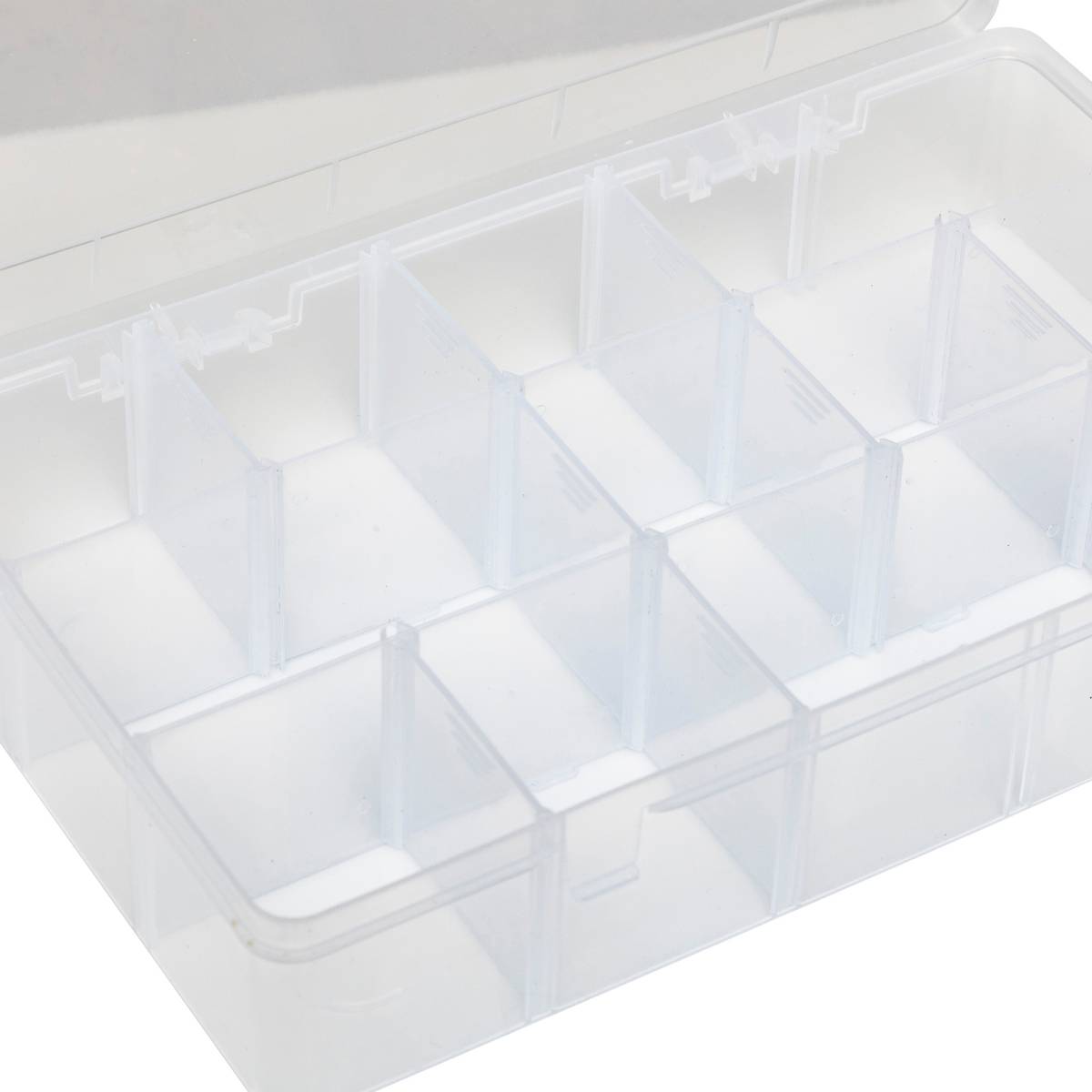 Boîte en plastique compartimentée, grand format Tide'n small