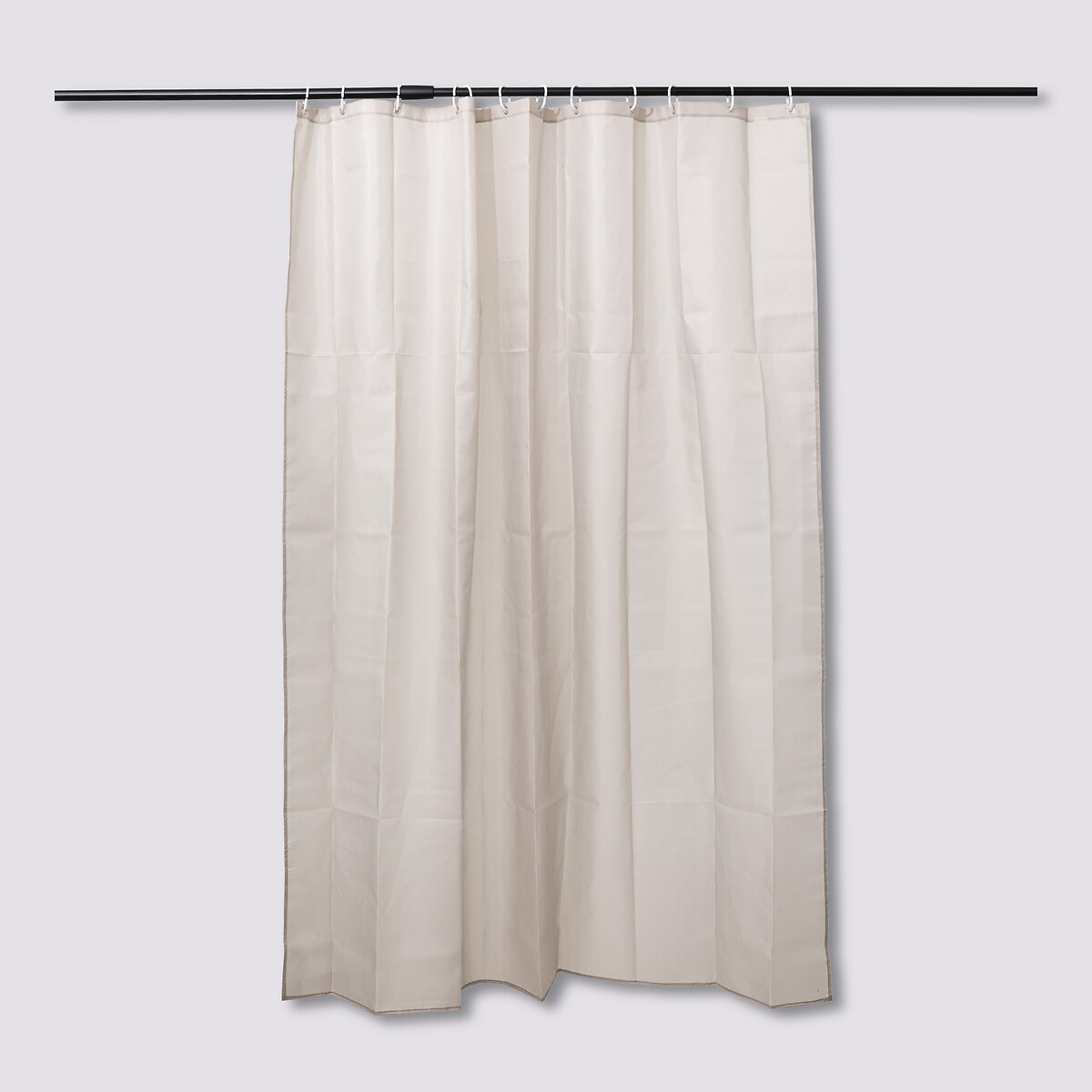 Rideau de douche 180x200cm, beige naturel Colorama