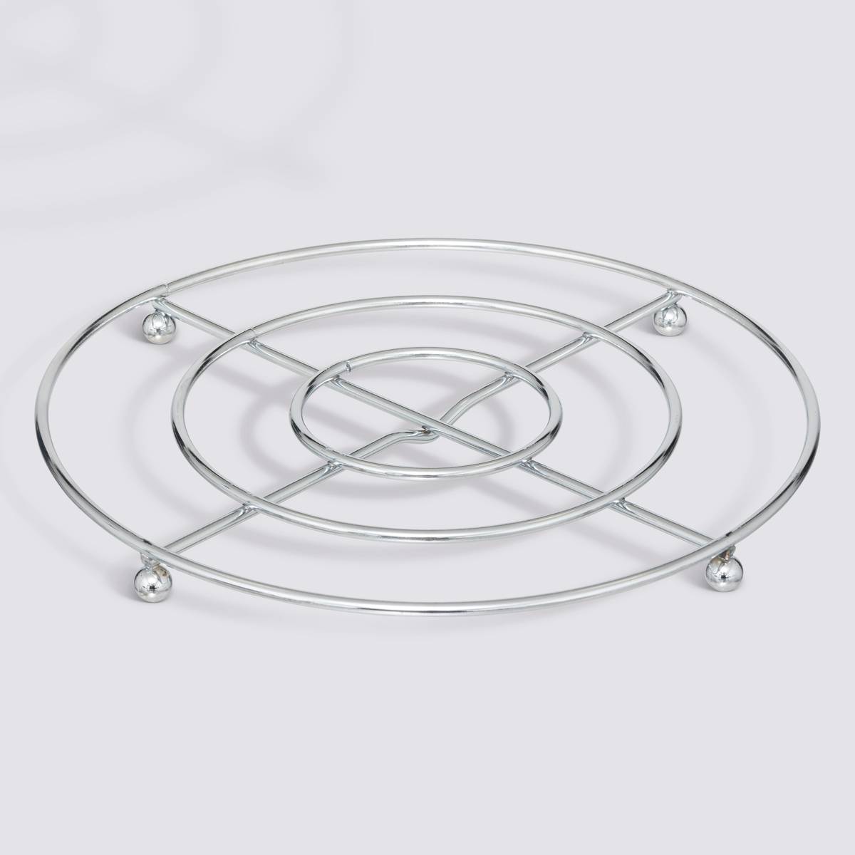 Dessous de plat rond 20cm, acier 