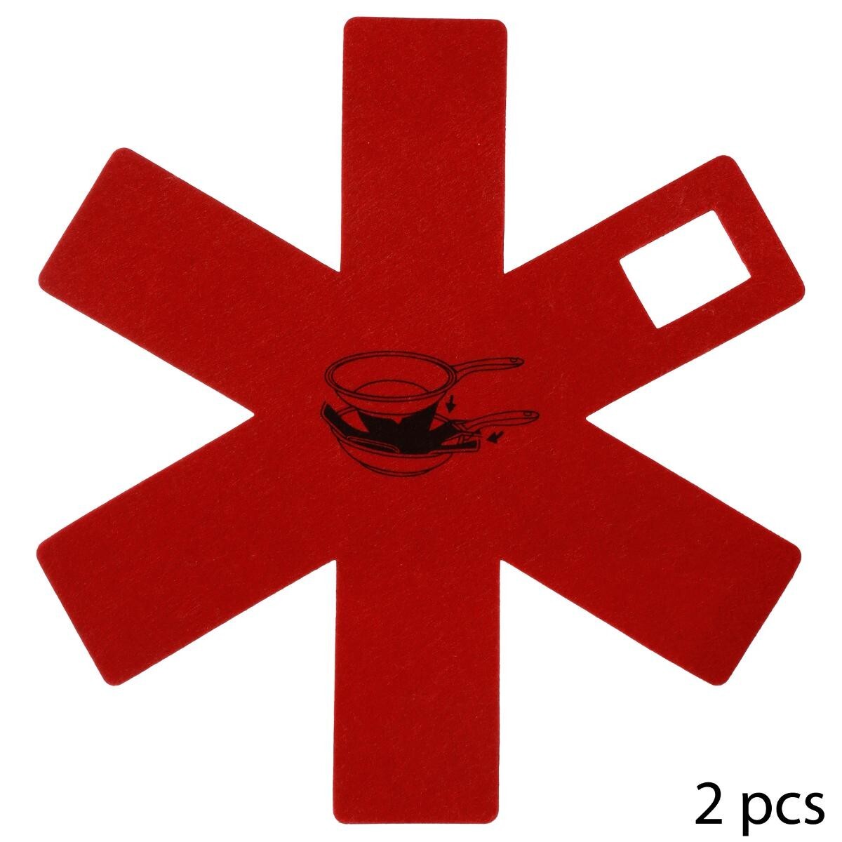 2 protections anti-rayures, gris/rouge