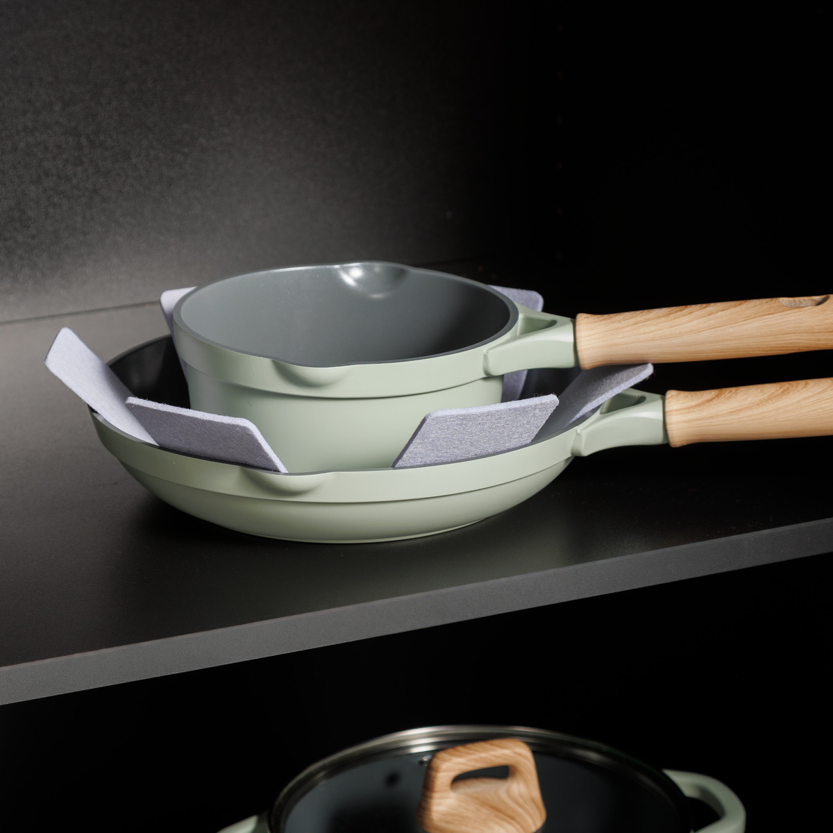 2 protections anti-rayures, gris/rouge