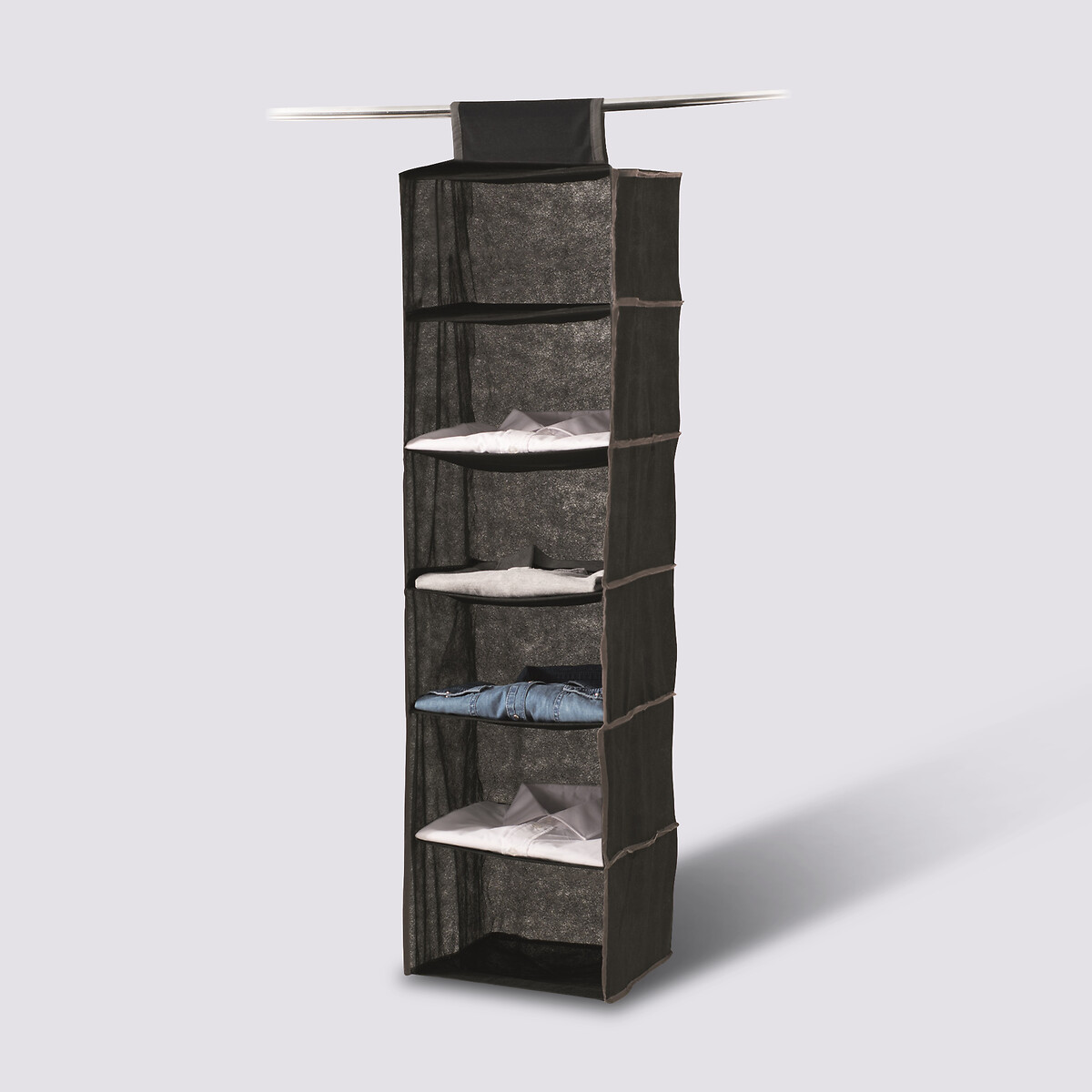 Range-chemises 6 cases, gris Dressy