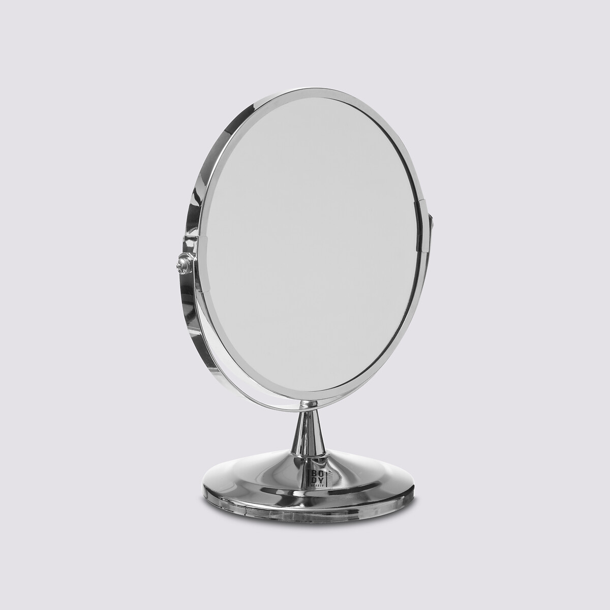 Miroir rond avec pied métal d17cm 