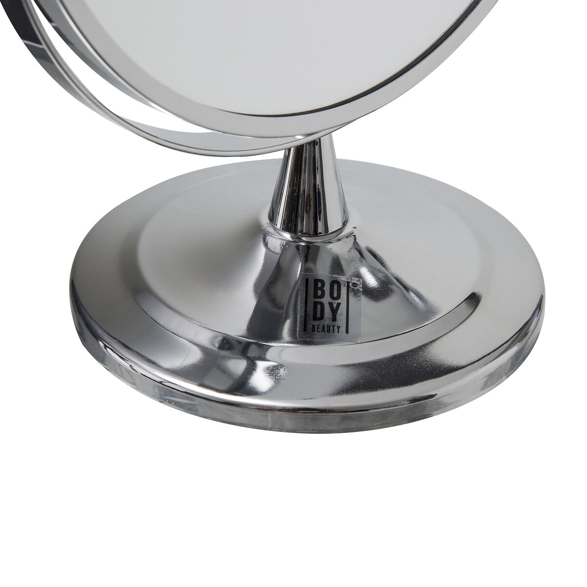 Miroir rond avec pied métal d17cm 