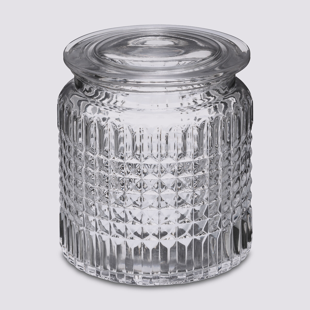 Pot à cotons, verre Precious