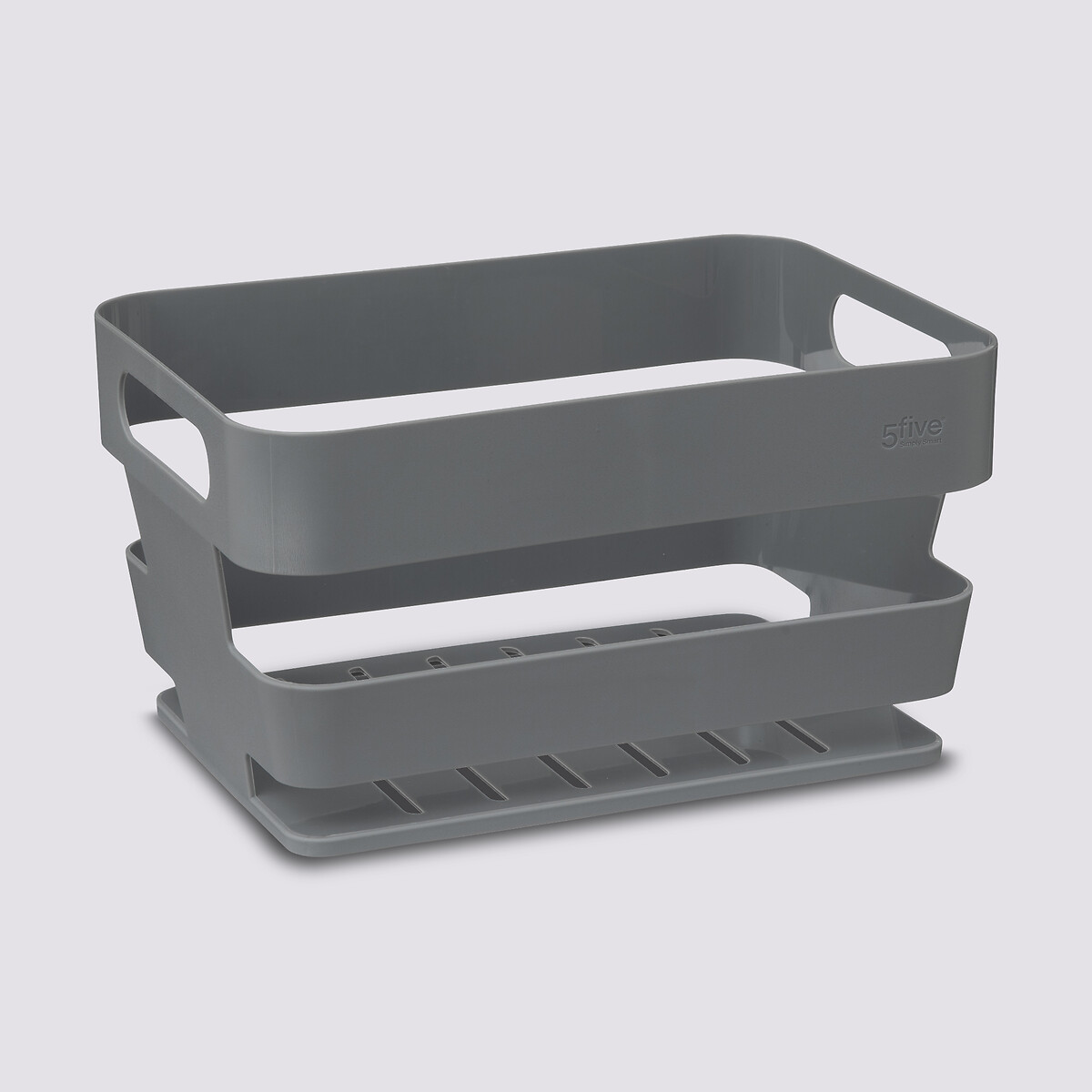 Panier plastique, gris Bath'n store