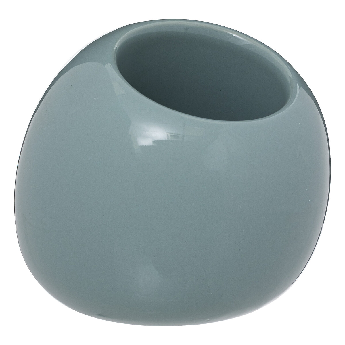 Brosse wc céramique, bleu artic Colorama