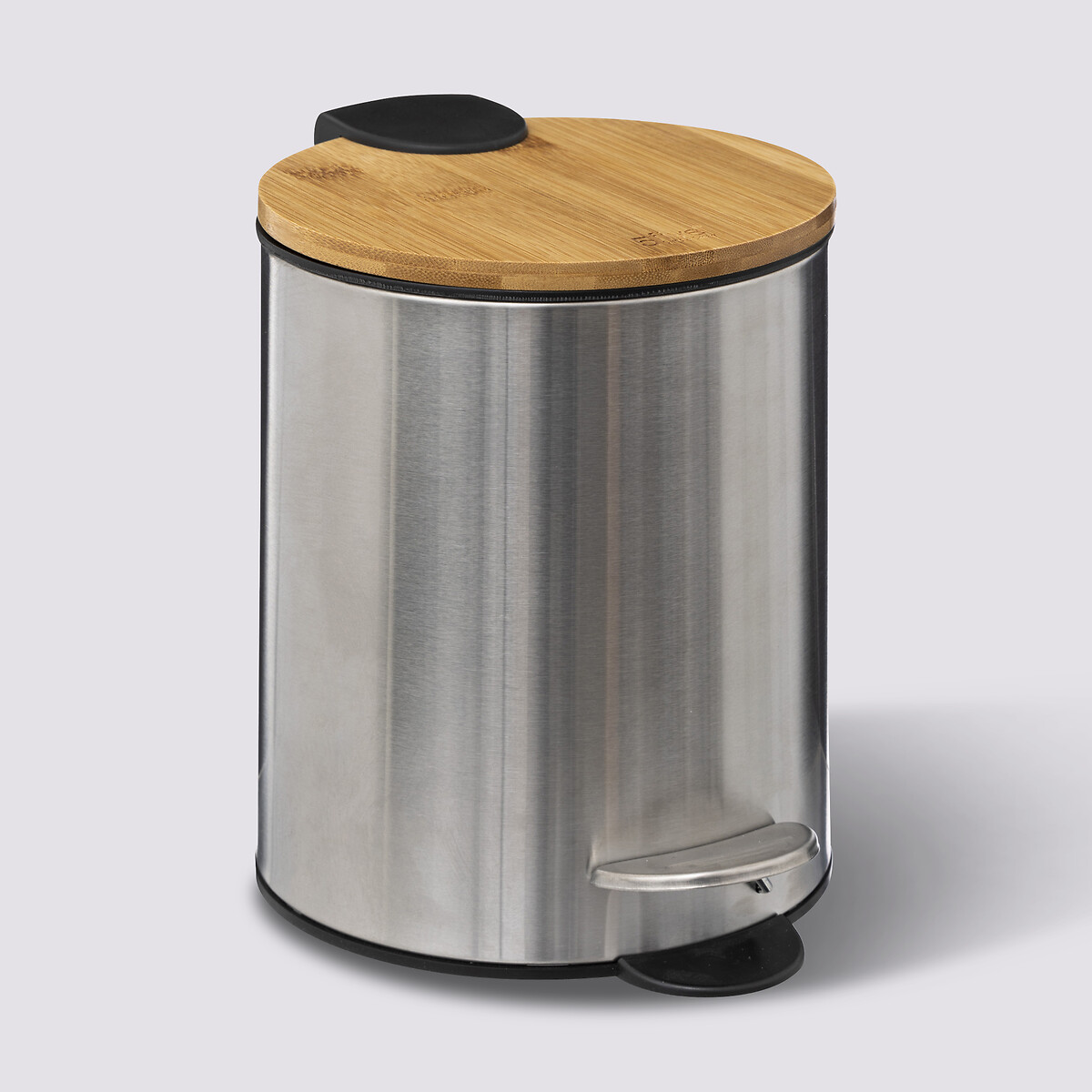 Poubelle métal soft close 3l, métal Bambou