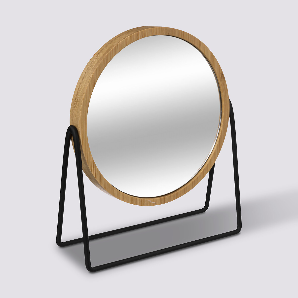 Miroir balancoire avec pieds d22cm, bambou Bambou