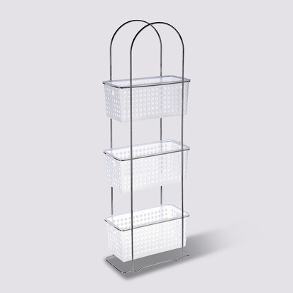 Étagère 3 niveaux, transparent 