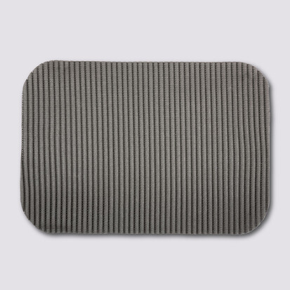 Tapis de vaisselle microfibre 32x44,5cm, gris 