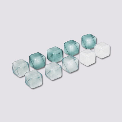 Lot de 10 glacons réutilisables 