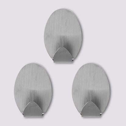 3 crochets adhésifs 