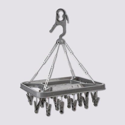 Séchoir à accrocher rectangle, 26 pinces 