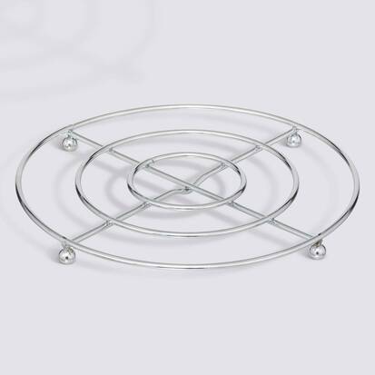 Dessous de plat rond 20cm, acier 