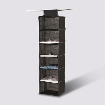 Range-chemises 6 cases, gris Dressy