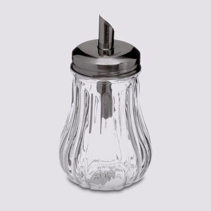 Sucrier en verre couvercle inox 0,18l Ancien prix : 1,5€