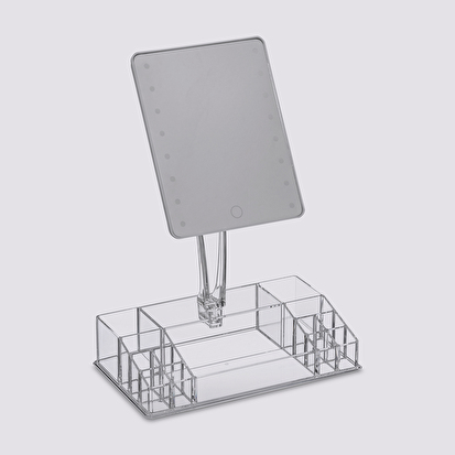 Miroir led 14 compartiments, transparent Selena