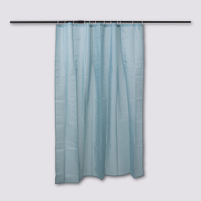 Rideau de douche 180x200cm, bleu artic Colorama