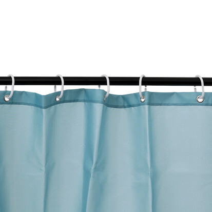 Rideau de douche 180x200cm, bleu artic Colorama