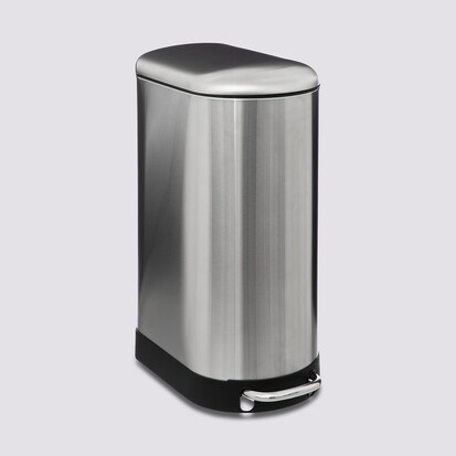 Poubelle slim à pédale métal 30l ariane Ariane