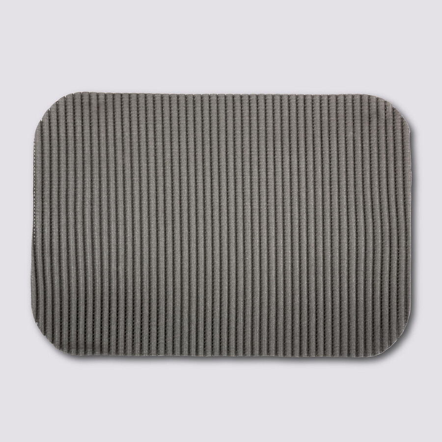 Tapis de vaisselle microfibre 32x44,5cm, gris