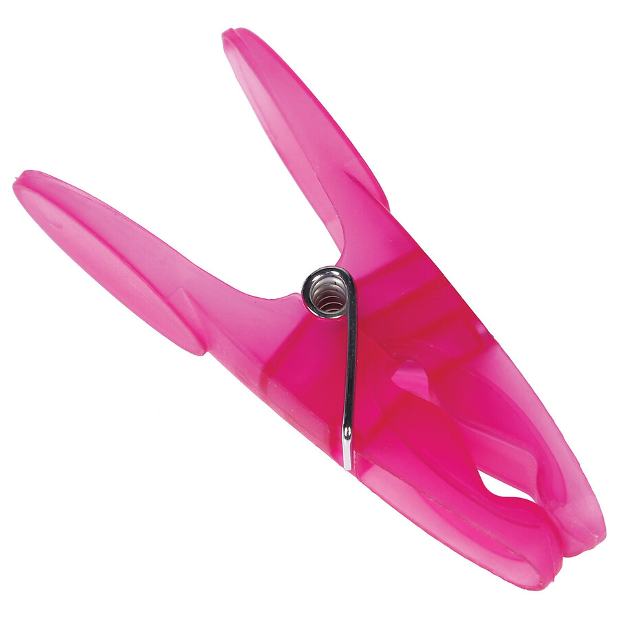 Lot de 24 pinces à linge avec panier 