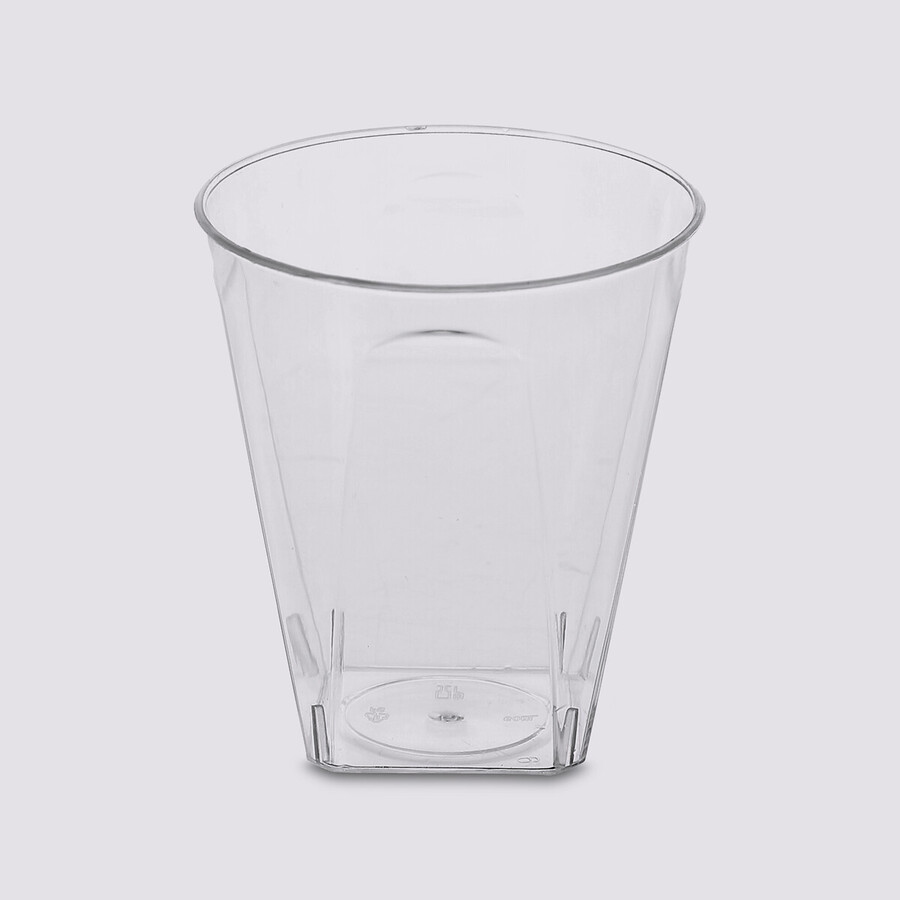 20 verrines facettes, plastique 