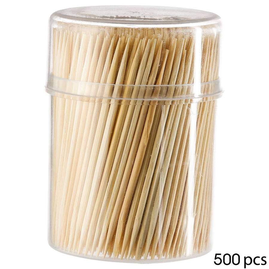 2 boîtes 500 cure-dents bambou