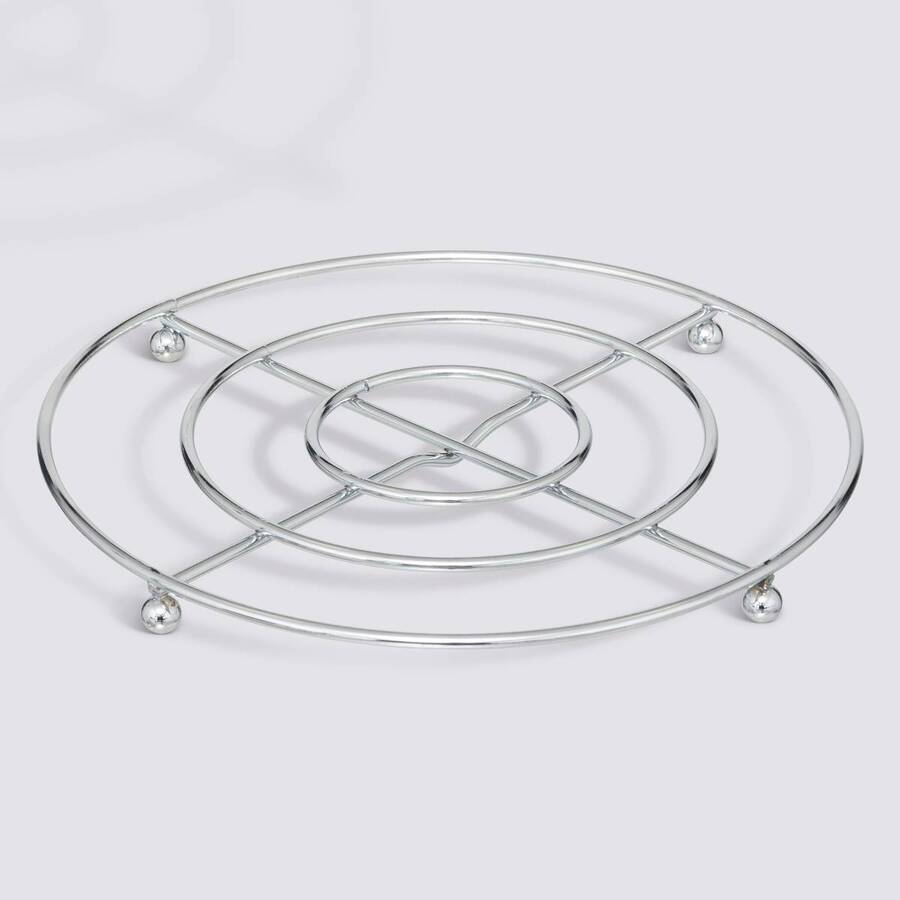 Dessous de plat rond 20cm, acier 