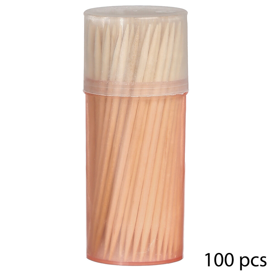 4 boîtes 100 cure-dents bambou