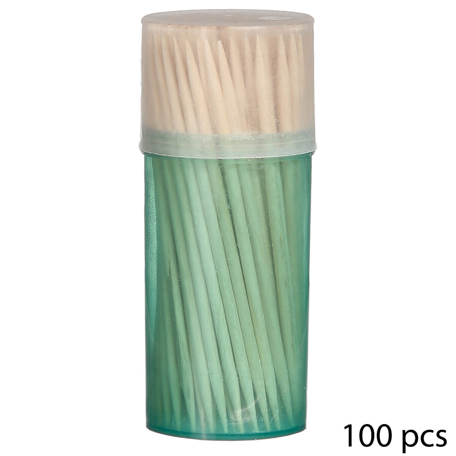 4 boîtes 100 cure-dents bambou