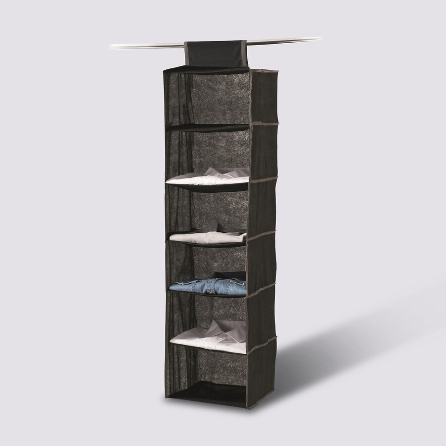 Range-chemises 6 cases, gris Dressy