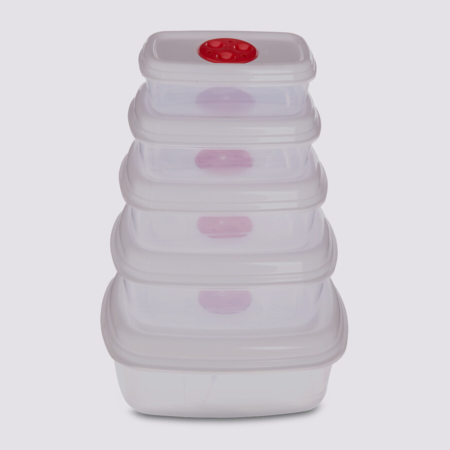 Set de 5 cocottes micro-ondes 