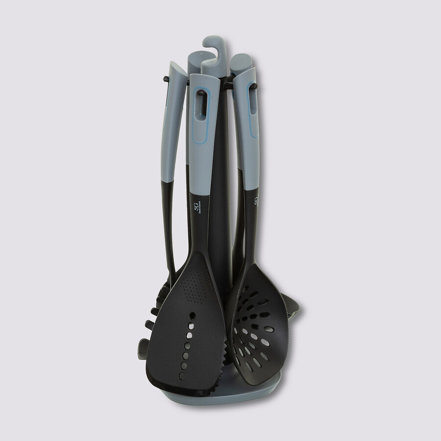 Lot de 5 ustensiles avec support Néo