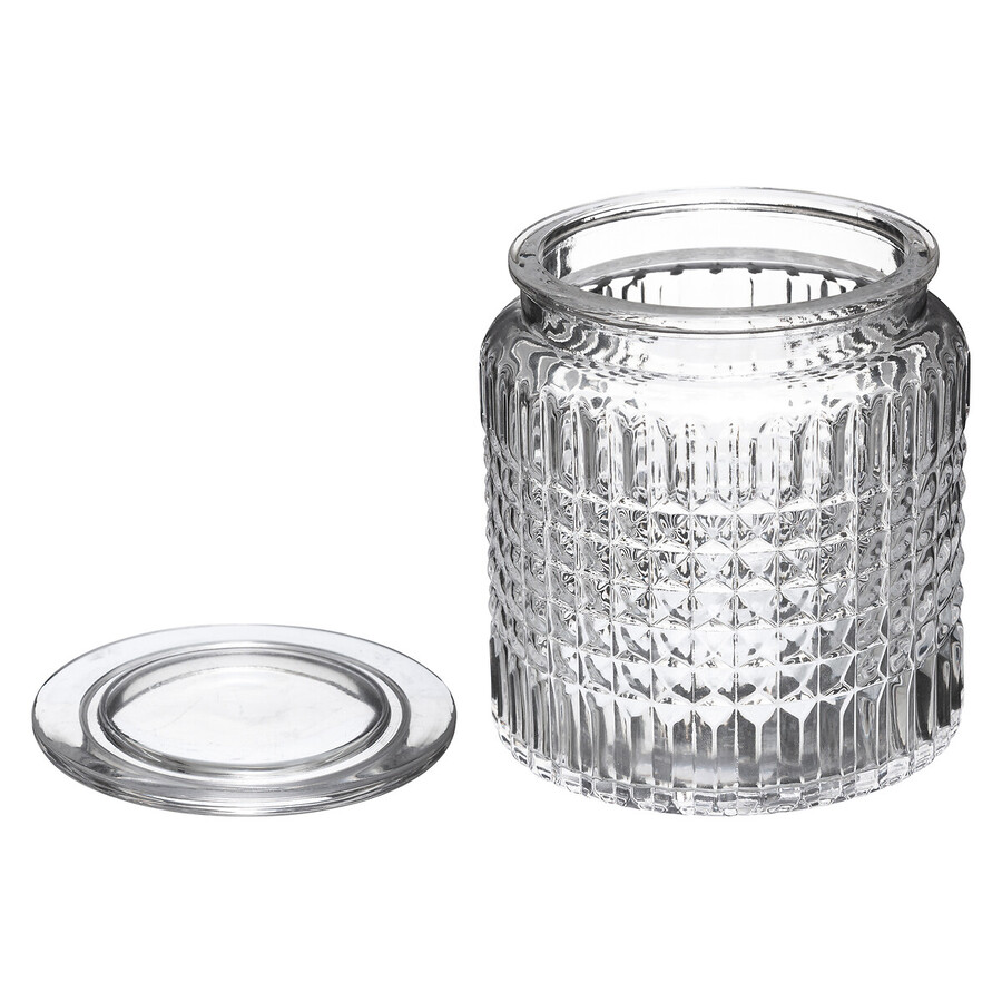 Pot à cotons, verre Precious