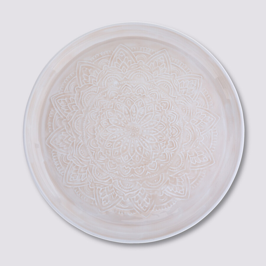 Plateau rond métal 41 cm 