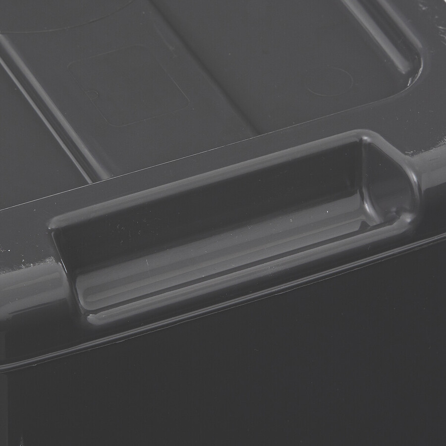 Poubelle rectangulaire à 2 ouvertures plastique 25l, gris 