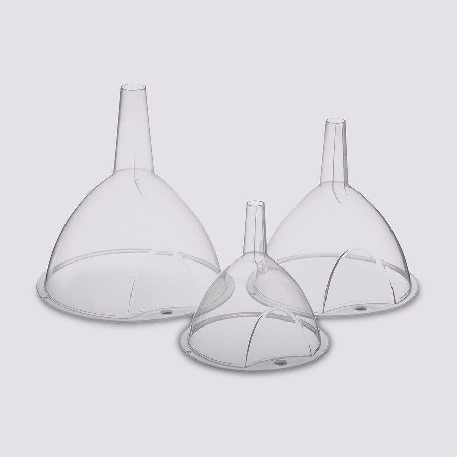Lot de 3 entonnoirs en plastique 