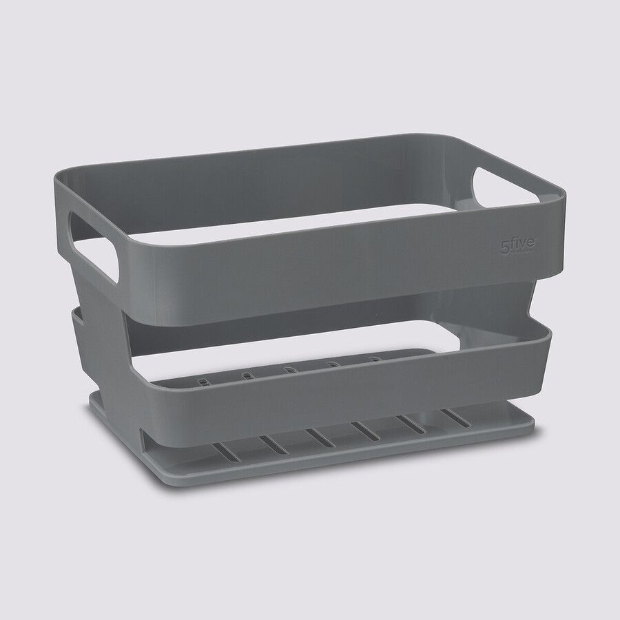 Panier plastique, gris Bath'n store