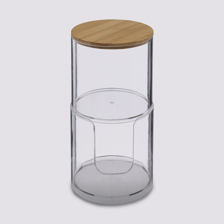 Distributeur de cotons-tiges et cotons Selena bambou