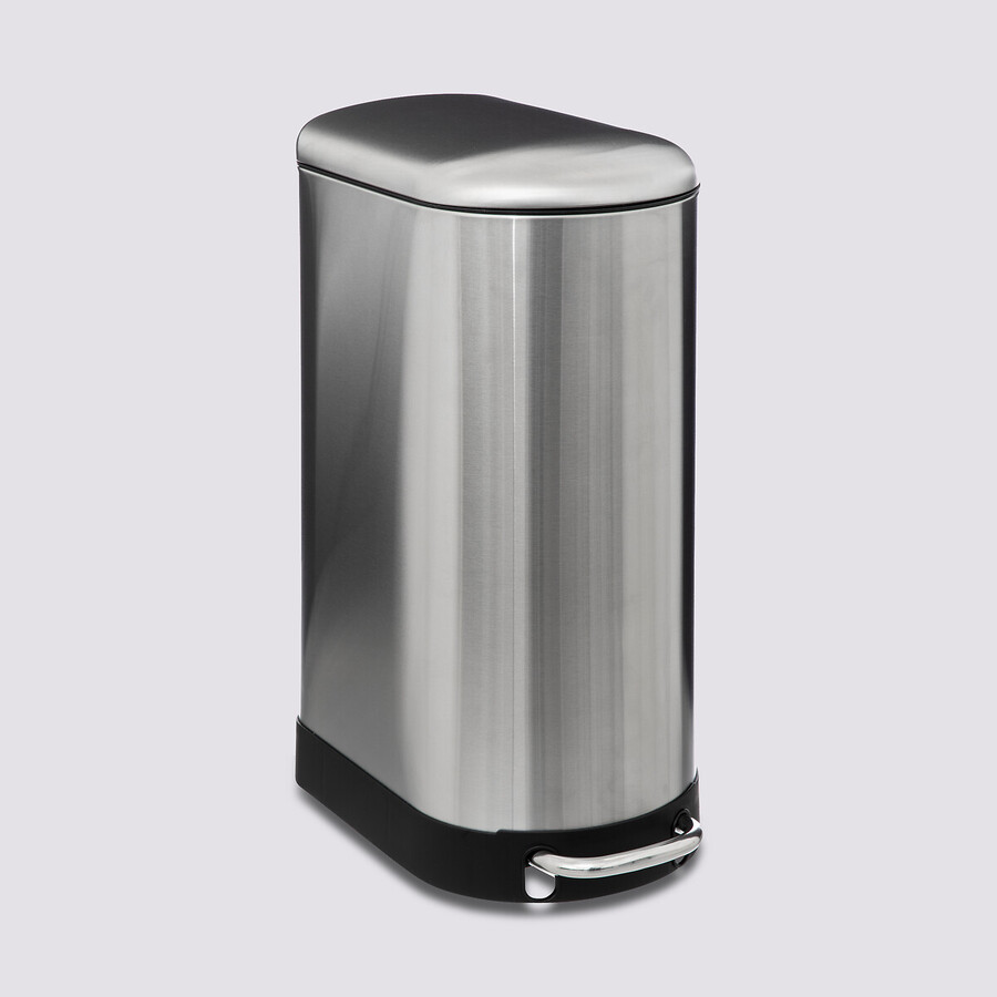 Poubelle slim à pédale métal 30l ariane Ariane