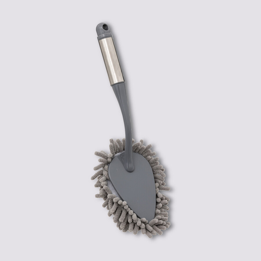 Petit plumeau microfibre, gris Silver & clean