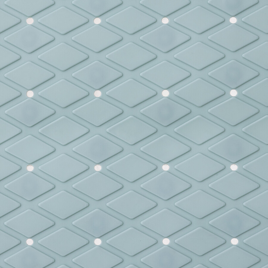 Tapis anti-dérapant 75x35cm, bleu artic Colorama