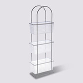 Étagère 3 niveaux, transparent 