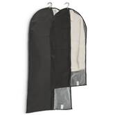 Lot de 2 housses vêtements grand modèle, noir Dressy