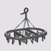 Séchoir à accrocher oval, 24 pinces 