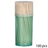 4 boîtes 100 cure-dents bambou