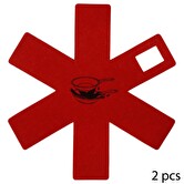 2 protections anti-rayures, gris/rouge