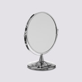 Miroir rond avec pied métal d17cm 